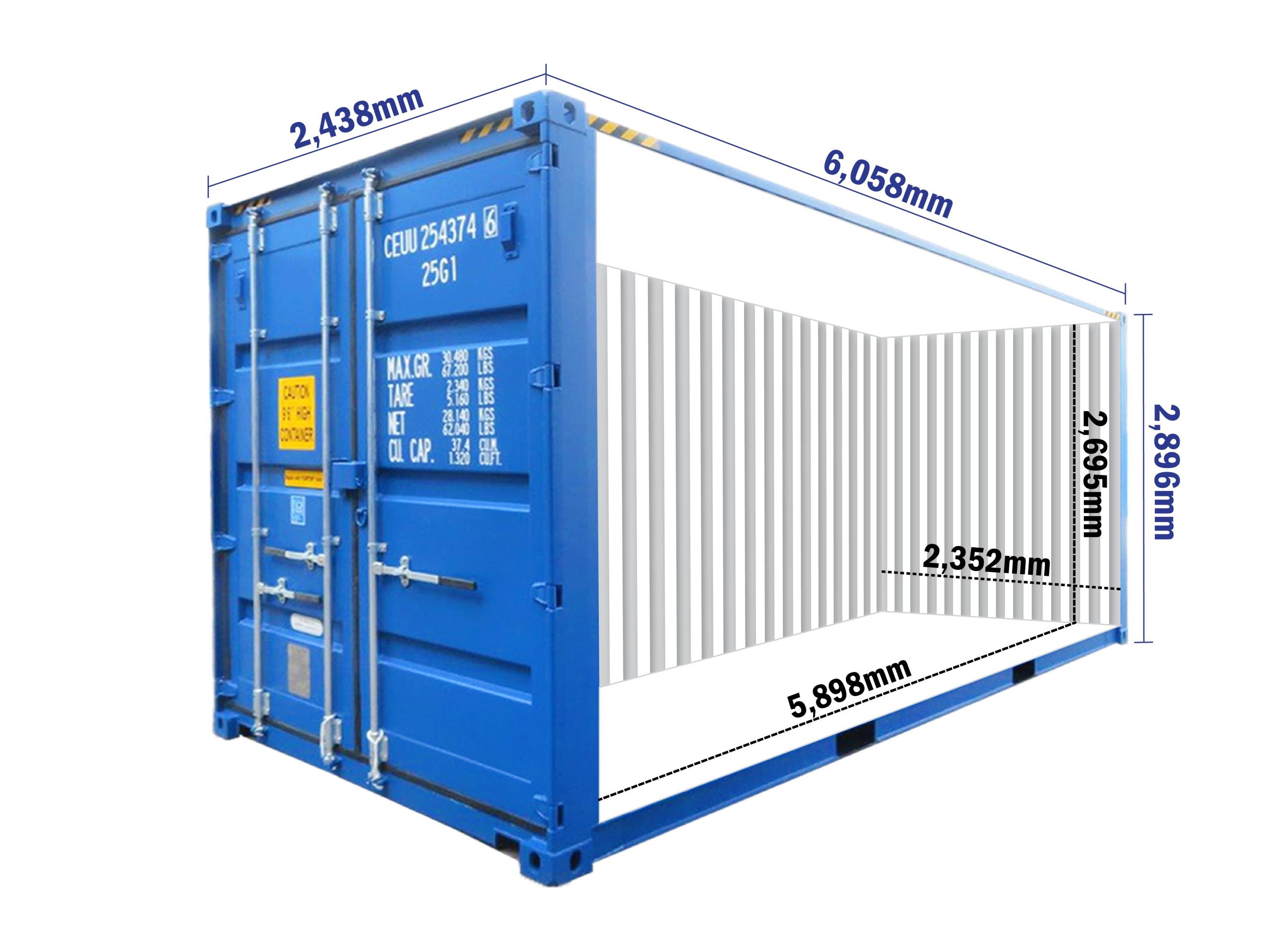 20ft HC Shipping Container